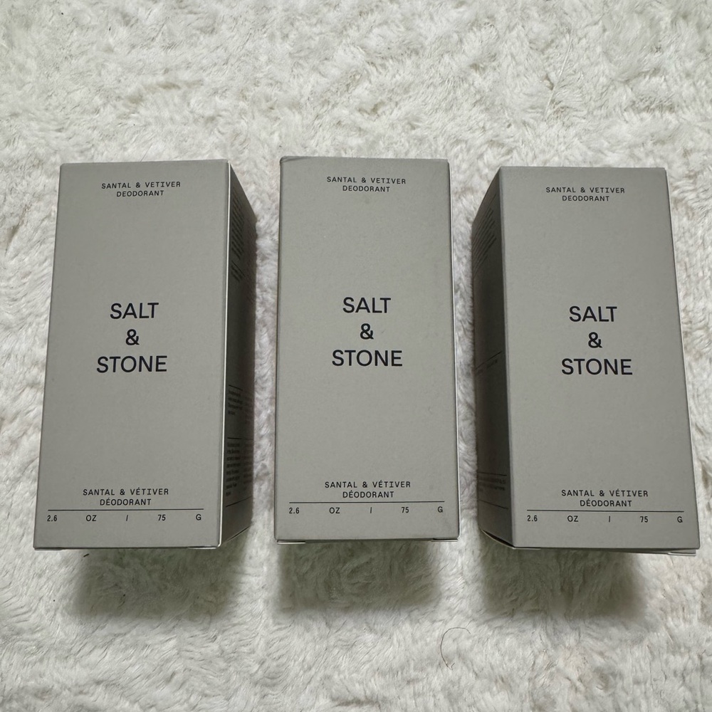 Salt & Stone, Santal & Vetiver Extra-Strength Aluminum-Free Deodorant 2.6oz(NEW)